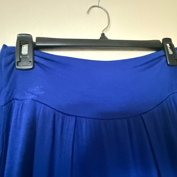 Chic Royal Blue Maxi Skirt - Picture 4 of 7